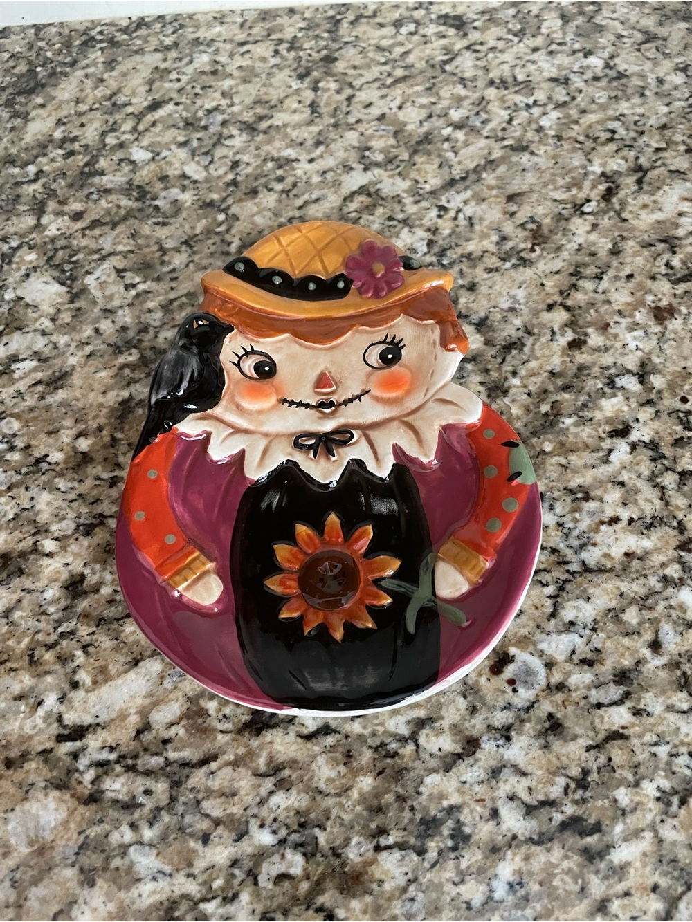 Johanna Parker Fall Scarecrow Spoon Rest